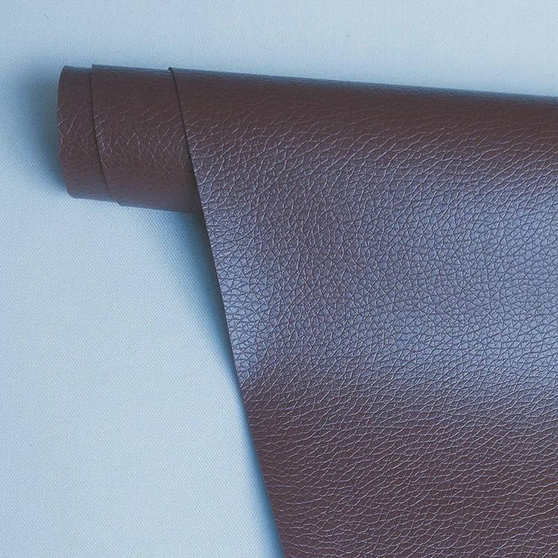 dark brown Meetee 50x137 см толщиной 0,5 мм самоклеящаяся искусственная Синтетическая кожа факсимильная ткань для дивана патч ремонт восстановленная сумка мягкая ткань - Цвет: dark brown