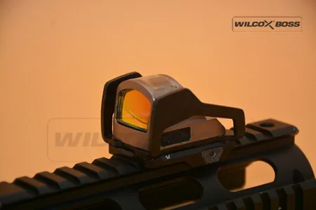 Tan with MO1 Mount Солнечный Красный точечный прицел Trijicon RMR Docter голографический прицел с креплениями для 20 мм рельсы для страйкбола - Цвет: Tan with MO1 Mount