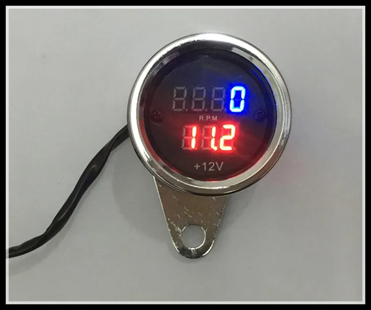 

NEW Motorcycle meter Refit digital tachometer lingua electronic tachometer with voltage 50cc-250cclingua