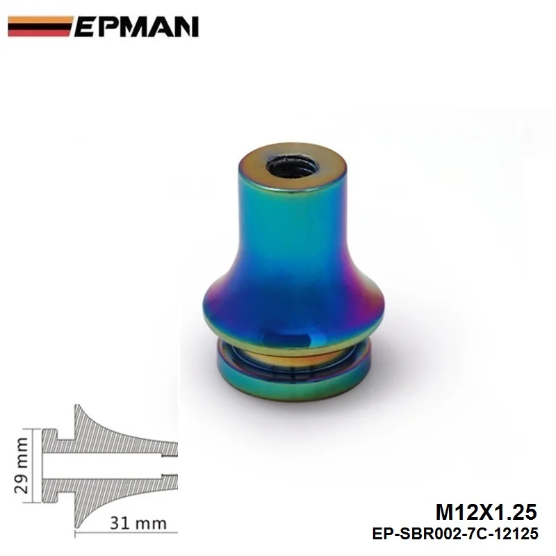 M12X1.25 алюминиевая ручка переключения передач фиксатор загрузки/адаптер для Scion Subaru переключения передач EP-SBR002-12125