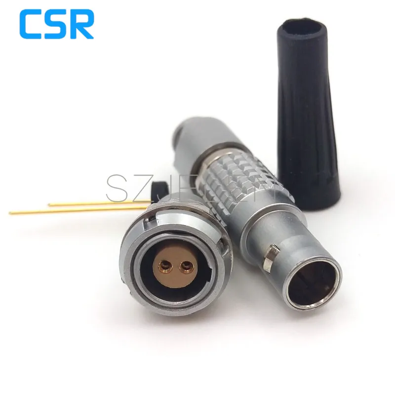 Разъем FGG.0B. 302. одетый 52Z/ECG.0B. 302.CLL 2 контактный разъем и гнездо 90 градусов петлителя