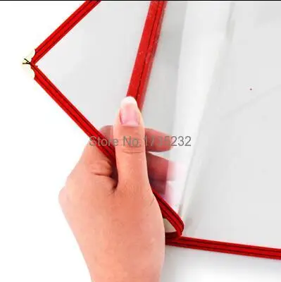 Рекламный фотоальбом A4 3 страницы рамка из пвх для рецептов книга ресторан