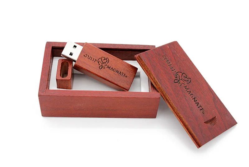 POWERONE(более 10 шт бесплатный логотип) Деревянный USB с коробкой usb флеш-накопитель 8 ГБ 16 ГБ 32 ГБ 64 Гб карта памяти свадебные подарки