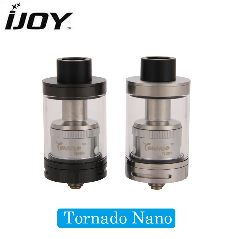 Оригинал IJOY Торнадо Nano RTA Sub Ом танк распылителя 4 мл 0.3ohm чип катушки с 18 6 мм два
