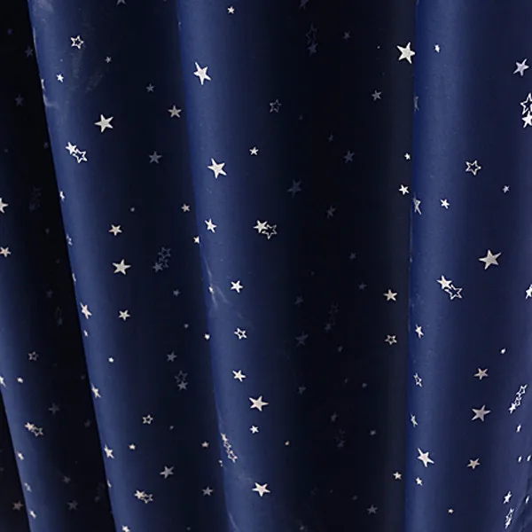 Color 1 Горячая штамповка Звездные оконные шторы для детей светонепроницаемые шторы для спальни для гостиной кухни блестящая Звезда Вуаль Тюль Шторы - Цвет: Color 1