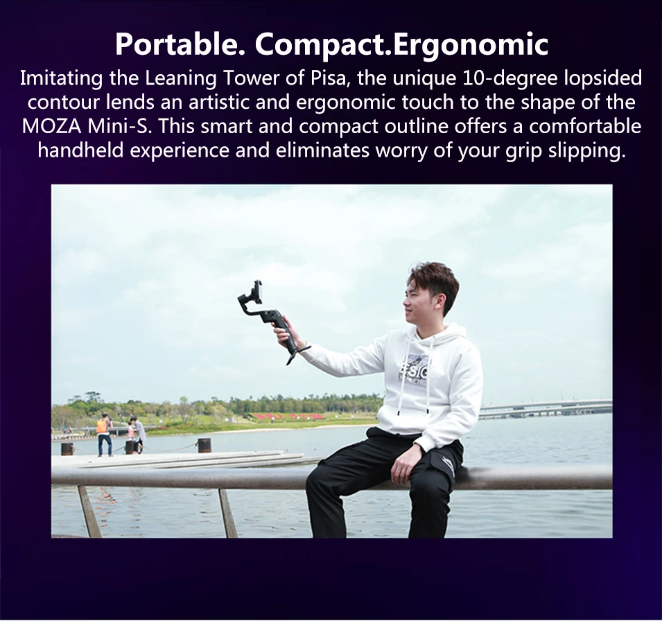 В России) Moza Mini-S 3-Axis телефон карданный складной стабилизатор для iPhone Oneplus 7pro GoPro DJI Osmo экшн VS мини-Mi гладкой 4
