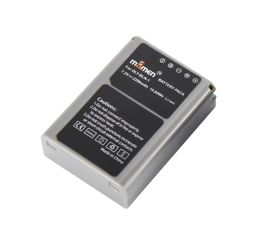 Mamen 2 шт аккумуляторная батарея 2200mAh BLN1 BLN-1 PS-BLN1 для цифровой камеры для OLYMPUS E-M5 EM5 OMD OM-D