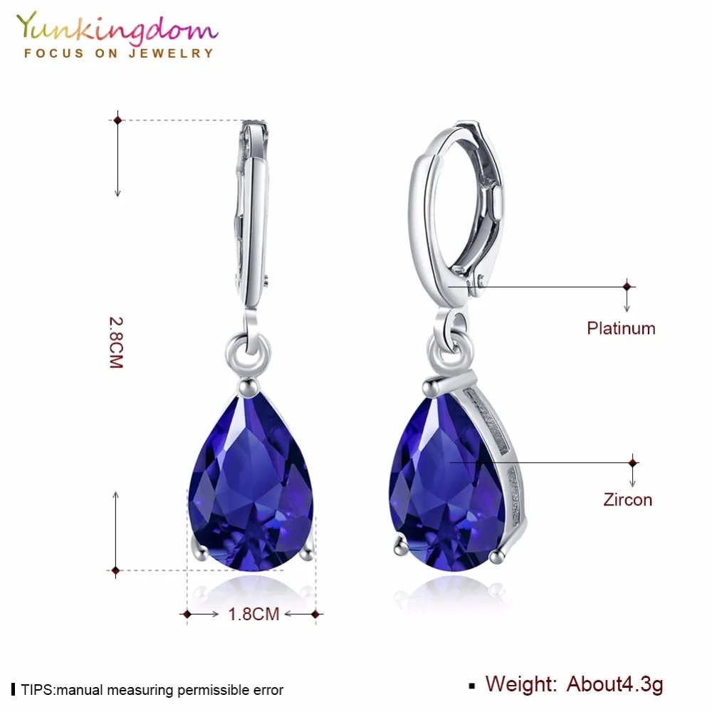 Yunkingdom хит продаж простые серьги кольца золотистого цвета с фианитами Модные