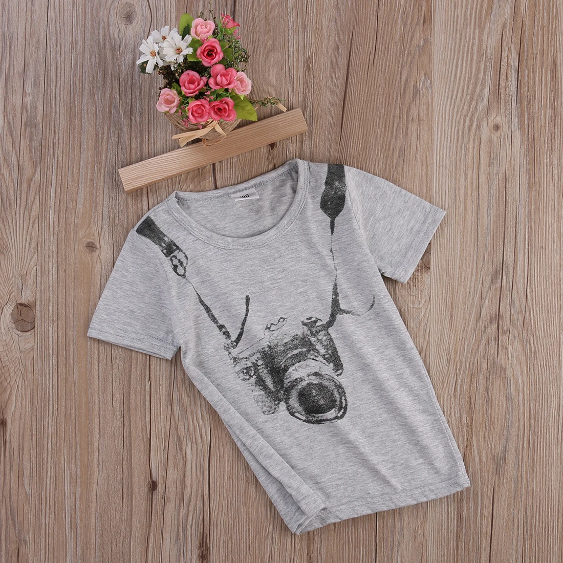 

1pcs Boys Casual Camara T-Shirts Baby Boy Fashion t-shirt Tops children's cotton clothing tee-shirt for kids 1-8Y