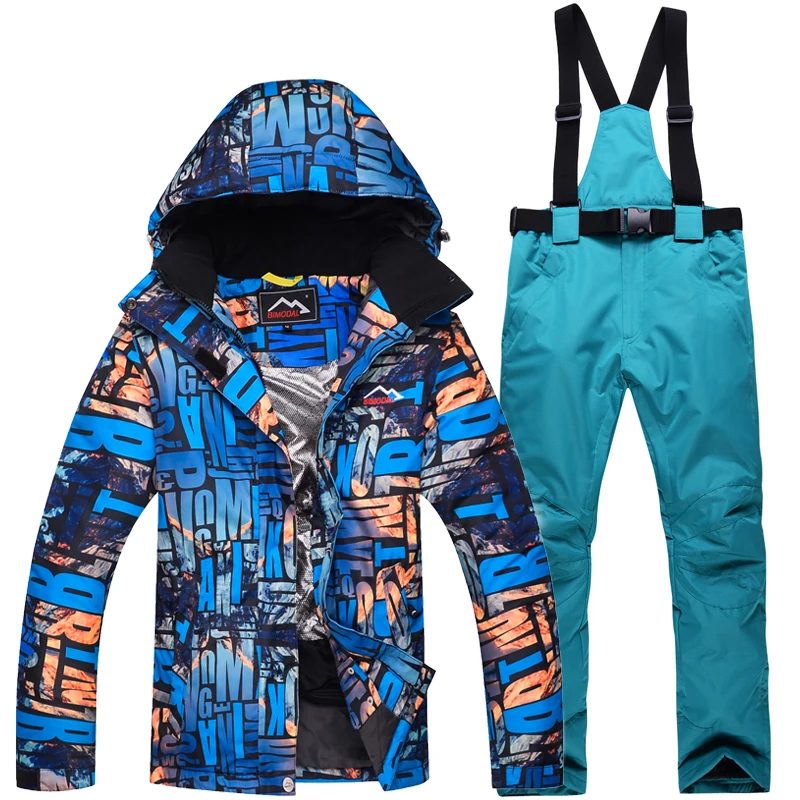 Ski Suit Men And Women Winter Outdoor Wind Waterproof Warm Breathable Jacket + Pants.Free Shipping | Спорт и развлечения