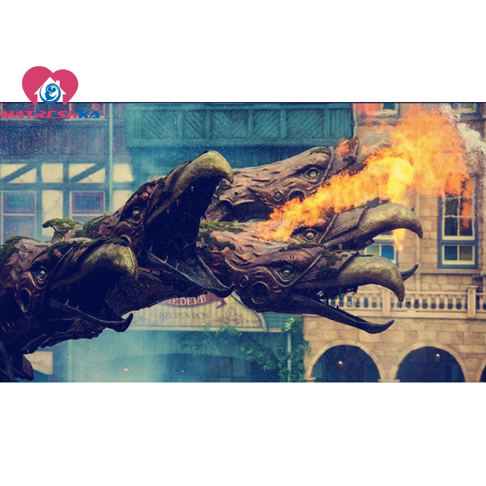 Efteling алмазов картина пейзаж картины Стразы Алмазная мозаика камни в форме ромба