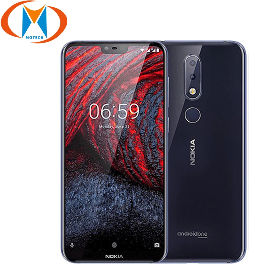 Смартфон Nokia 6 1 Plus международная версия экран 5 8 дюйма 4 Гб + 64 ГБ Восьмиядерный