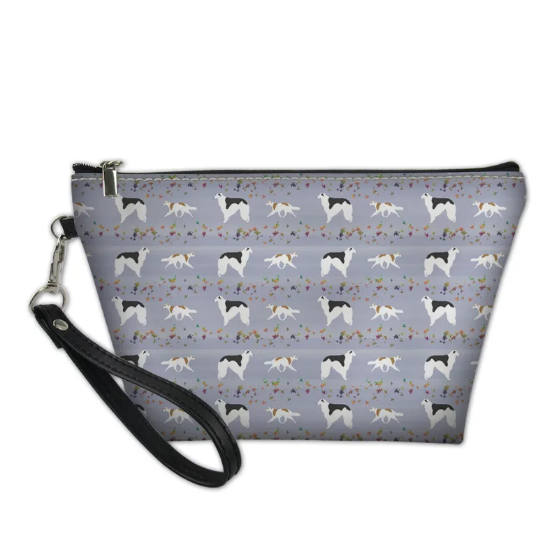 THIKIN милые борзой печати косметички Для женщин Портативный набор для чистки Сумки Женский макияж сумки для женщин путешествия косметичка мешок - Цвет: YQ3214Z8