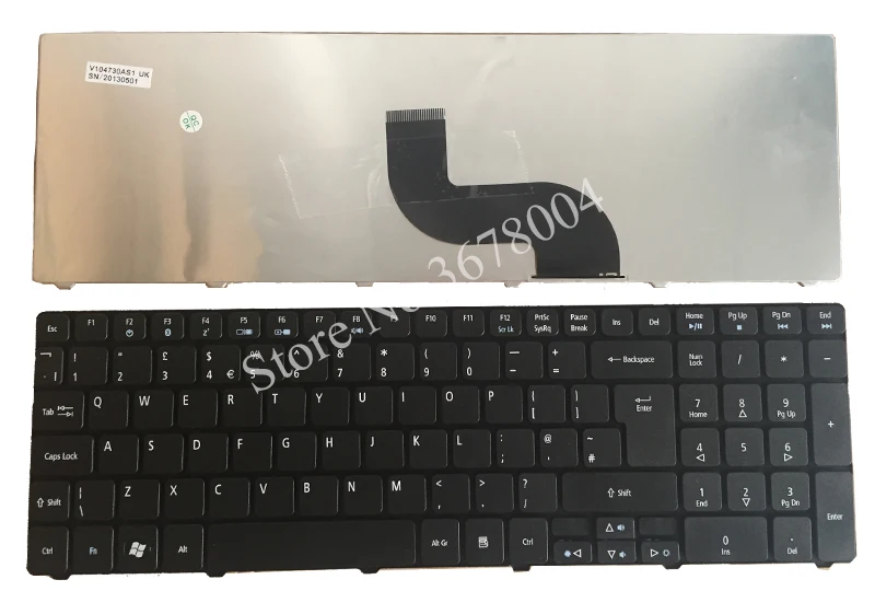 Клавиатура для компьютера c английской раскладкой для acer aspire 5410 5252 7740 г 7750 7741G 7741Z 7745G 8942 8942G 5560G 5560(15 '') 5551 5552 5552 г 5553 8940