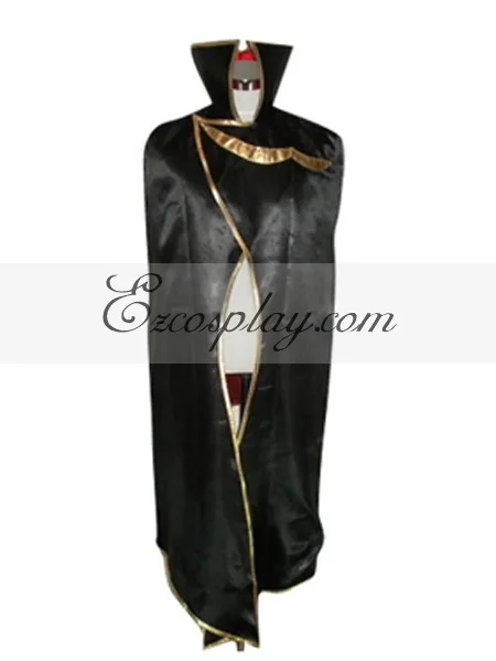Костюм для косплея с черной накидкой Code Geass Lelouch Zero E001 | Тематическая одежда и