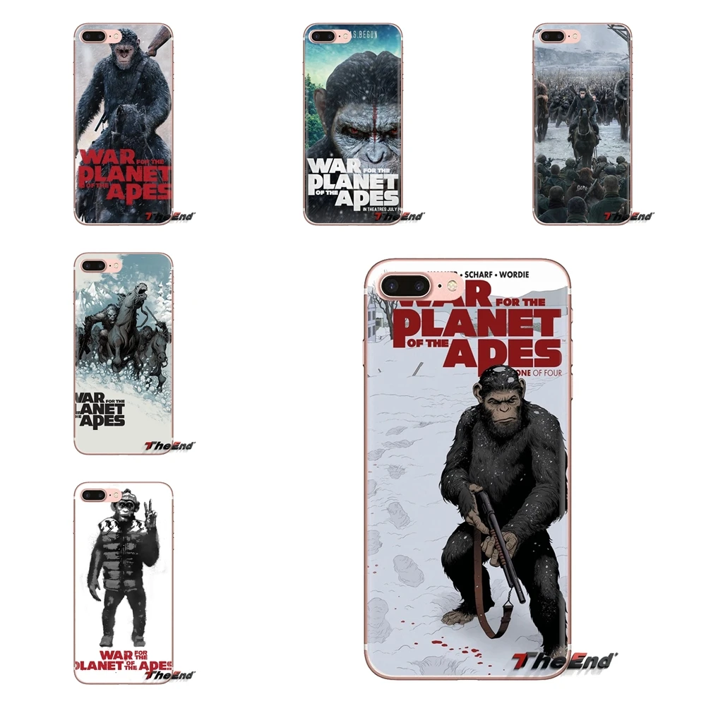 War for the Planet of Apes For HTC One U11 U12 X9 M7 M8 A9 M9 M10 E9 Plus Desire 630 530 626 628 816 820 830 Soft Skin Cover |