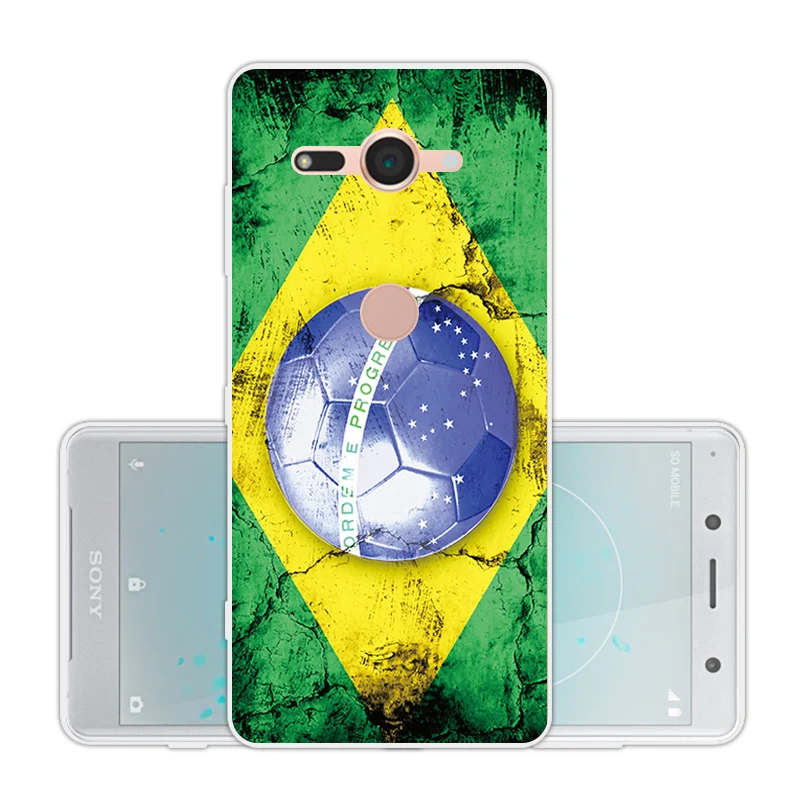 for Fundas Sony Xperia XZ2 Compact H8314 H8324 Ultra Thin TPU Back Phone Landscape Cover 5.0 inch XZ 2 Capa |