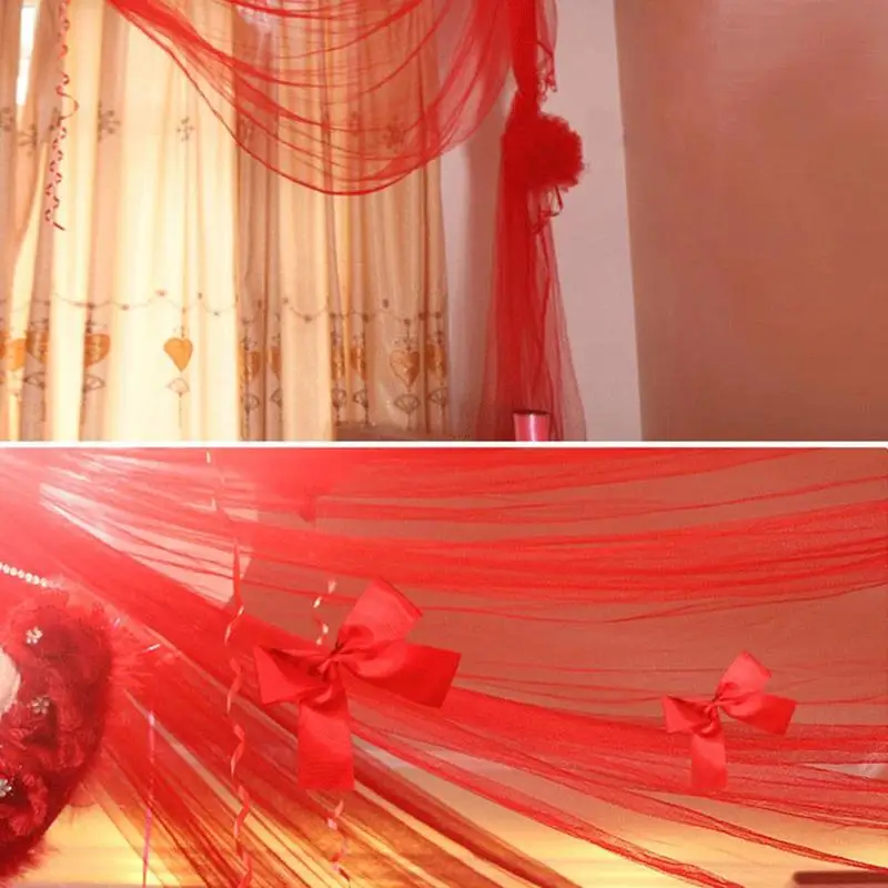 8.5M*1.5M Peach Color Sheer Swag DIY Organza Fabric For Wedding Decoration Backdrop Curtain and Table | Дом и сад