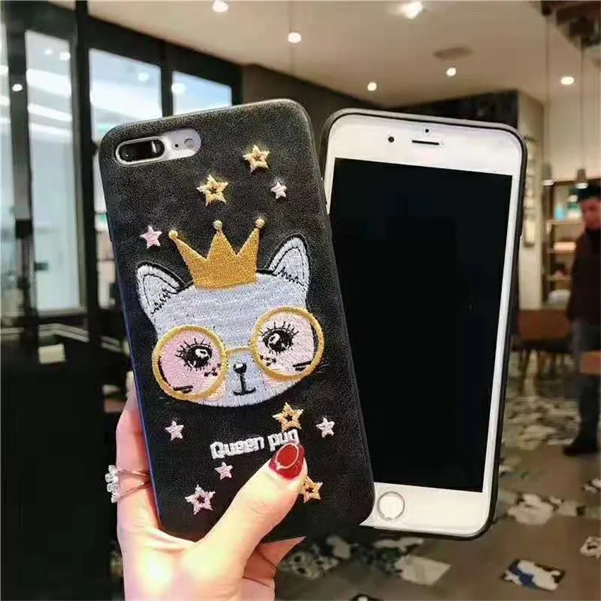 Роскошные чехлы на заднюю панель телефона для iPhone XR XS MAX 7 8 6s Plus розовые очки с