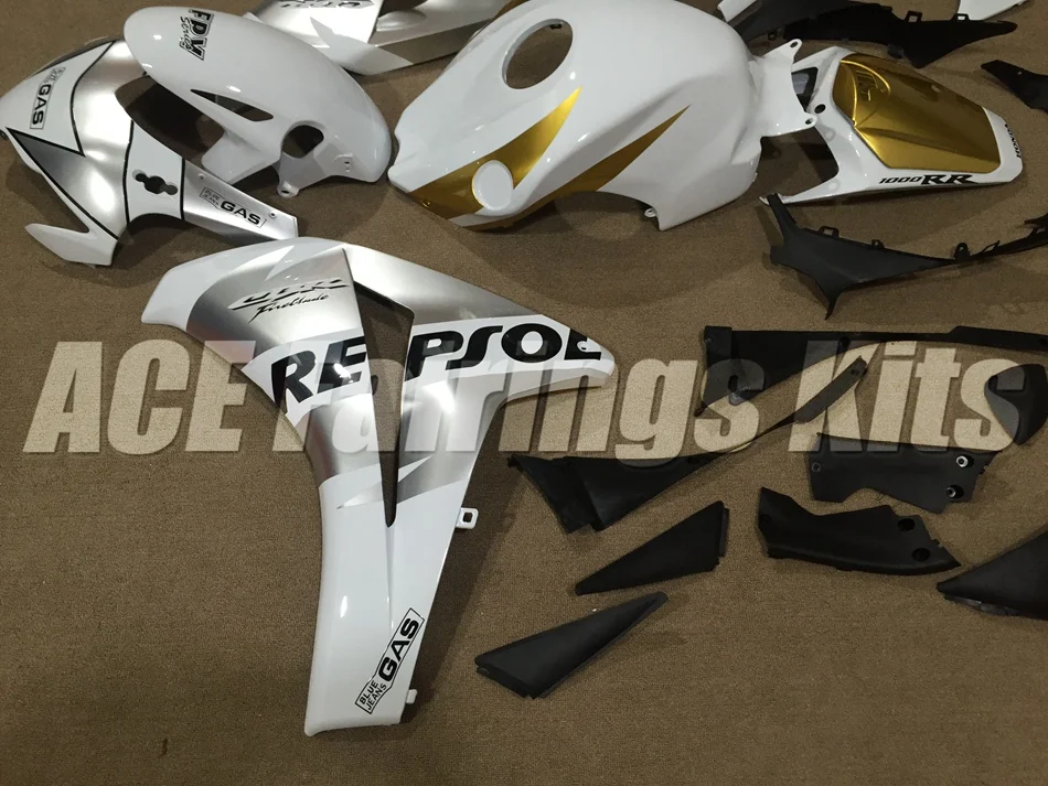 Новый ABS Обтекатели для CBR1000RR CBR1000 CBR 1000 RR 2008 2009 2010 2011 Инжекционный обтекатель