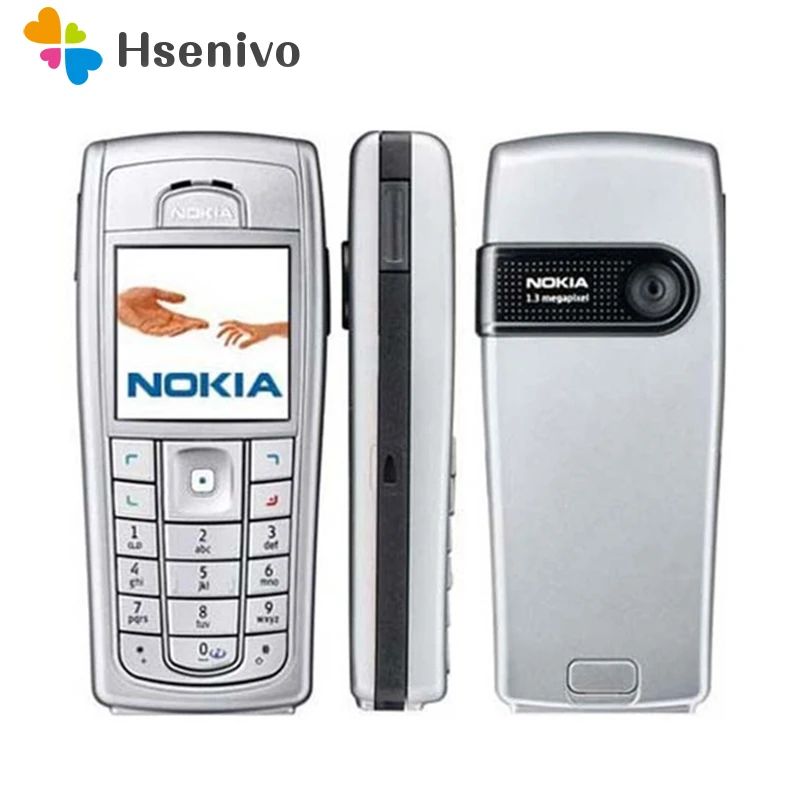 Разблокированный телефон Nokia 6230 6230i 850mAh с поддержкой русской клавиатуры и арабской клавиатуры