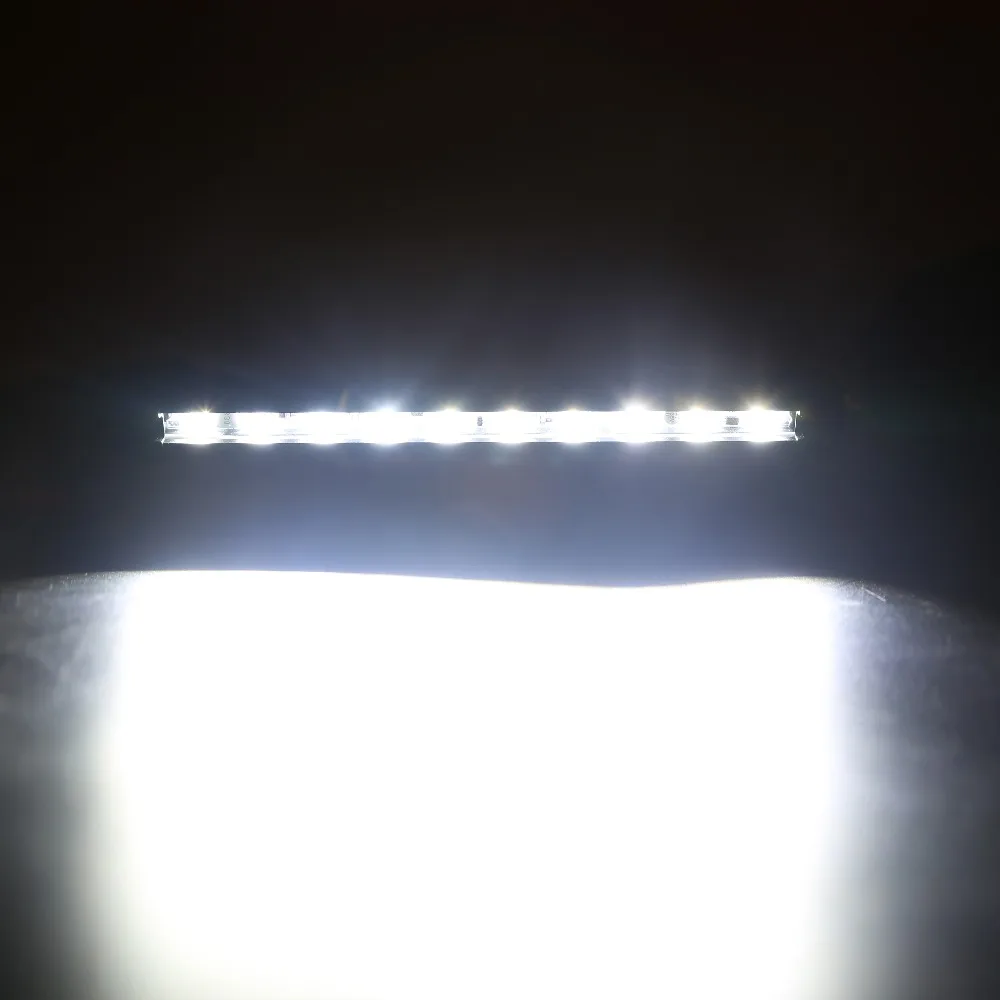 Yait 20 Вт 1" 30 Вт 25" Led бар тонкий внедорожный одиночный рабочий светильник бар комбо для Barra Led Lada Niva 4x4 Jeep Ford автомобильный Стайлинг светильник