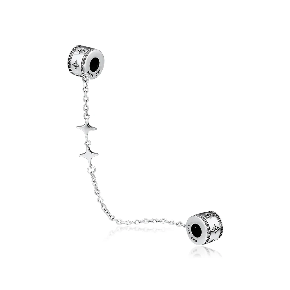 DIY Подходит для Pandora шармы браслеты освещающие звезды шарики на страховочной