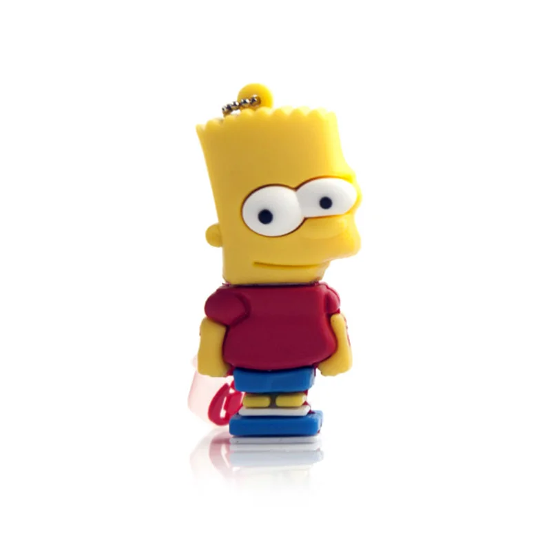 Bart Новое поступление usb флеш-накопитель Homer and Bart, мультяшный USB флеш-накопитель 16 ГБ, usb флеш-накопитель 4 ГБ/8 ГБ/16 ГБ/32 ГБ/64 ГБ, USB подарки - Цвет: Bart