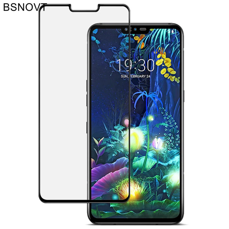 Для LG V50 Защитное стекло для экрана телефона полное покрытие клеем закаленное ThinQ