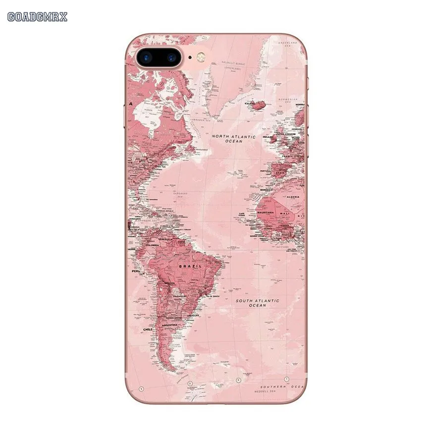 Для samsung Galaxy S10 Lite J1 J2 J3 J5 J7 J4 J6 Plus J8 Европа карта мира путешествия план Роскошный чехол ТПУ чехол сумка - Цвет: image 7
