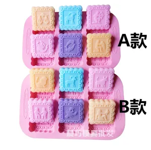 Форма из силикагеля с двенадцатью созвездиями, гипсовая кукла, форма для мыла ручной работы, форма для торта