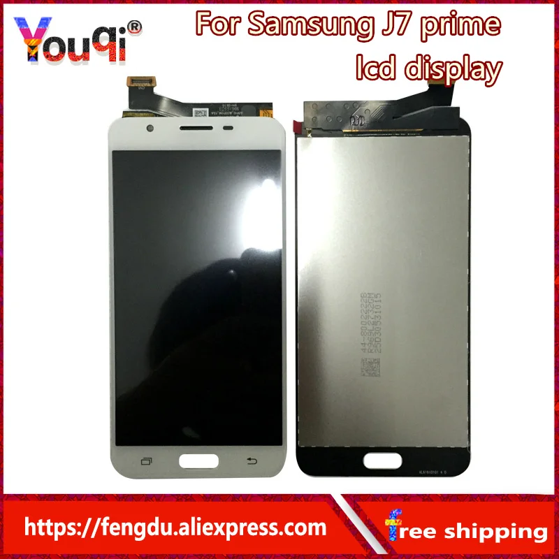 Замена ЖК дисплея полный дигитайзер для samsung Galaxy J7 Prime G610 G610F On7 2016 G6100 дисплей