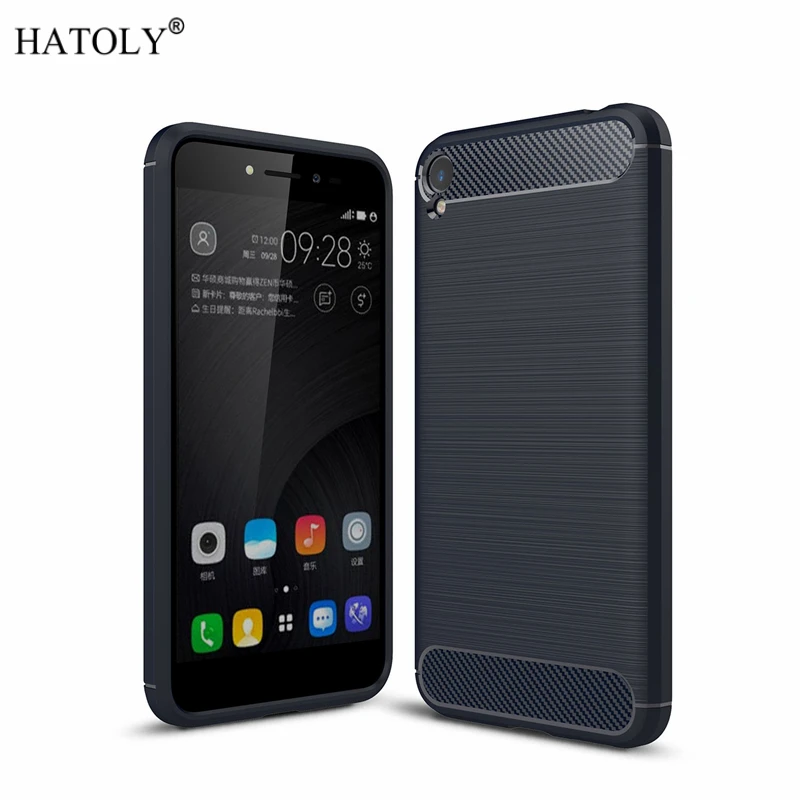 Чехол HATOLY для Asus Zenfone Live ZB501KL противоударный мягкий матовый Силиконовый чехол