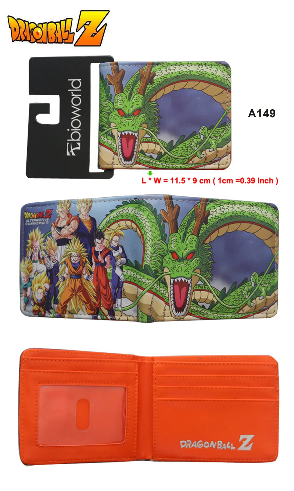 Новое прибытие высокого качества с рисунком аниме кошельки Dragonball кошелек короткие ПУ складной кошельки Кредитная карта кошельки