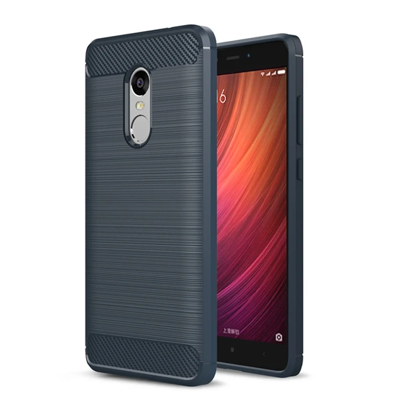 Мягкий чехол FRVSIMEM для Xiaomi Redmi Note 4 Pro Note4 чехлы из углеродного волокна 4X 64 ГБ
