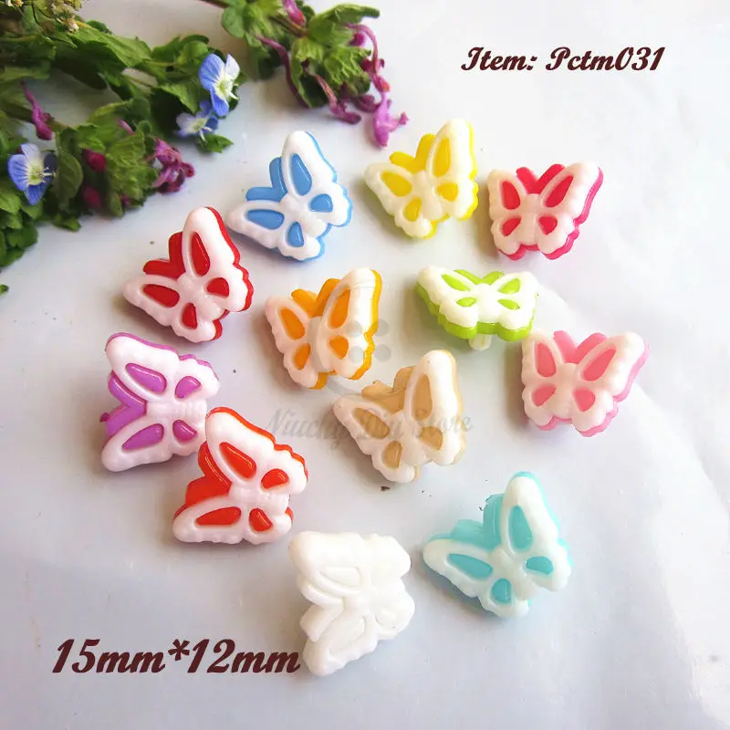 2016 новые комбинированные Мультяшные кнопки 120 шт. разноцветные пластиковые с