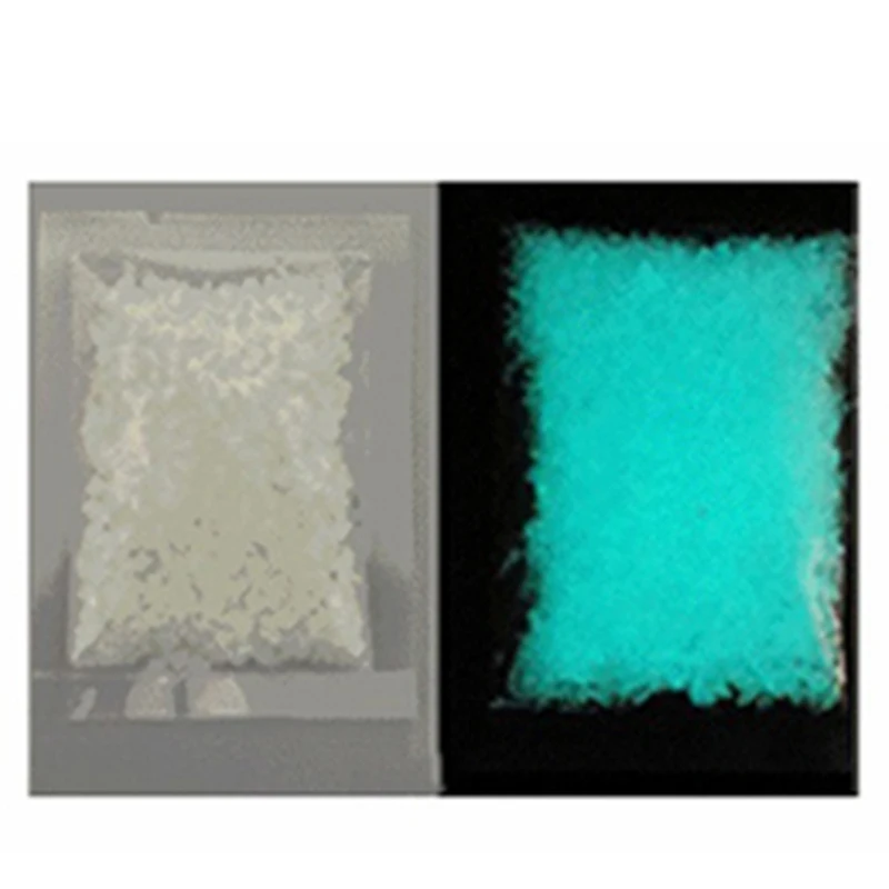 Blue Green 1 шт. светящиеся песочные камни для сада, парка, дороги, галька, светящиеся в темные узоры для аквариумов, украшение для аквариума, каменные украшения - Цвет: Blue Green