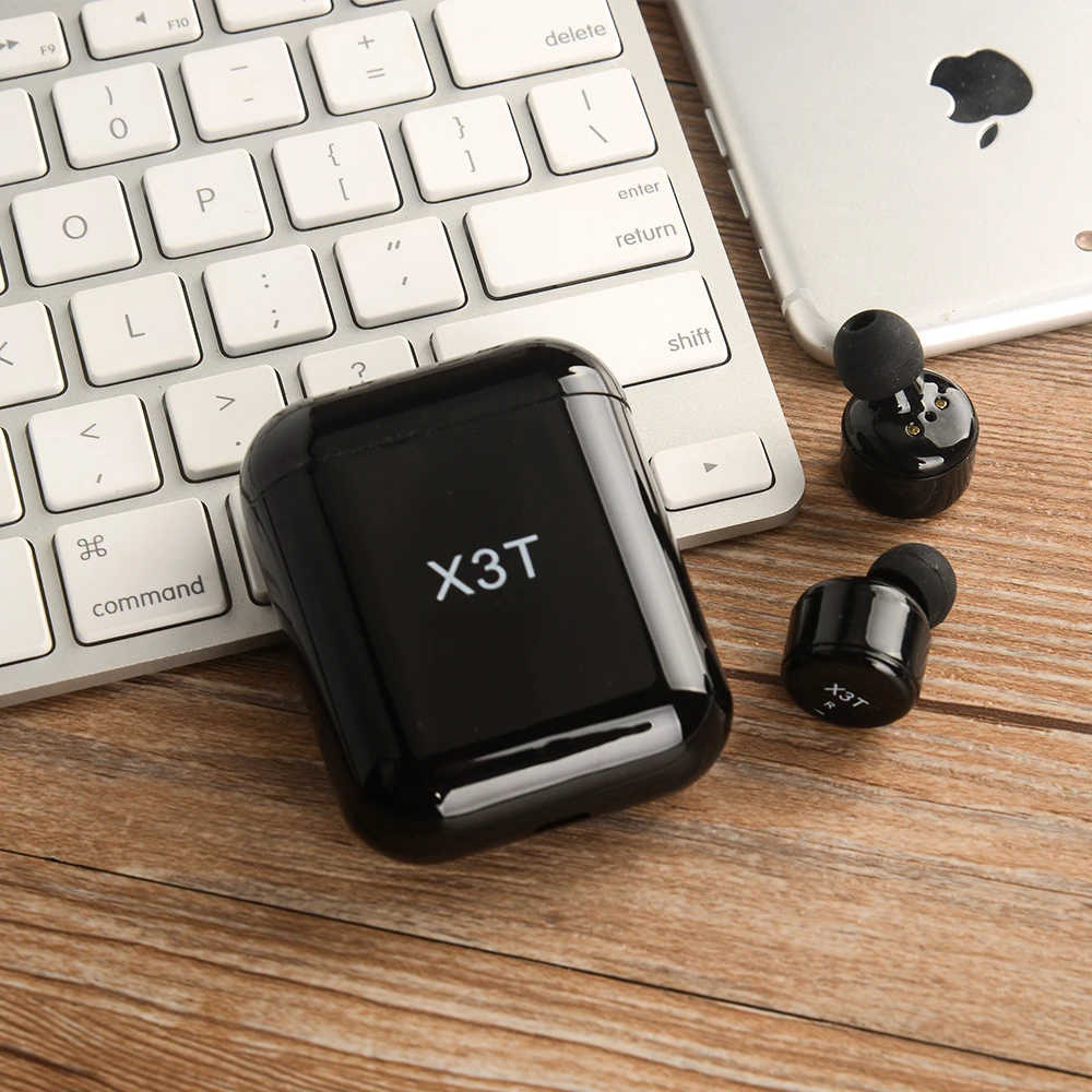 X3T Беспроводная гарнитура Bluetooth 4 2 tws с зарядной подставкой bluetooth спортивные