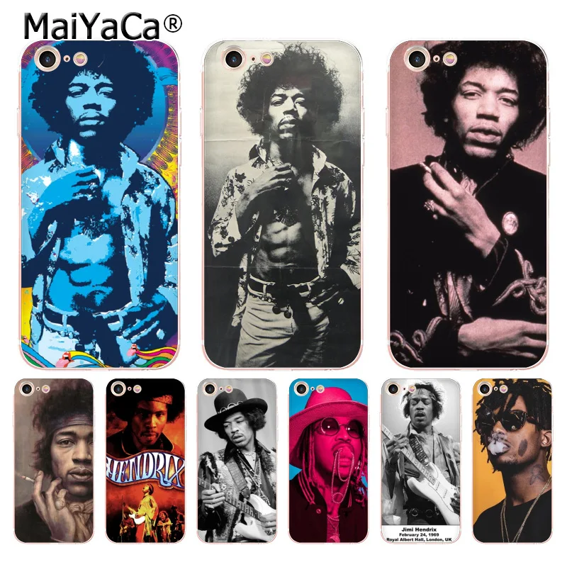 Новые супер милые чехлы для телефонов MaiYaCa Future Hendrix iPhone 6S 6plus 7 7plus 8 8Plus X 5 5S |