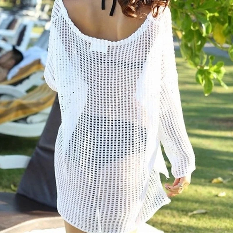 Парео новая пляжная одежда накидка белый цвет 2017 горячая Распродажа сексуальные