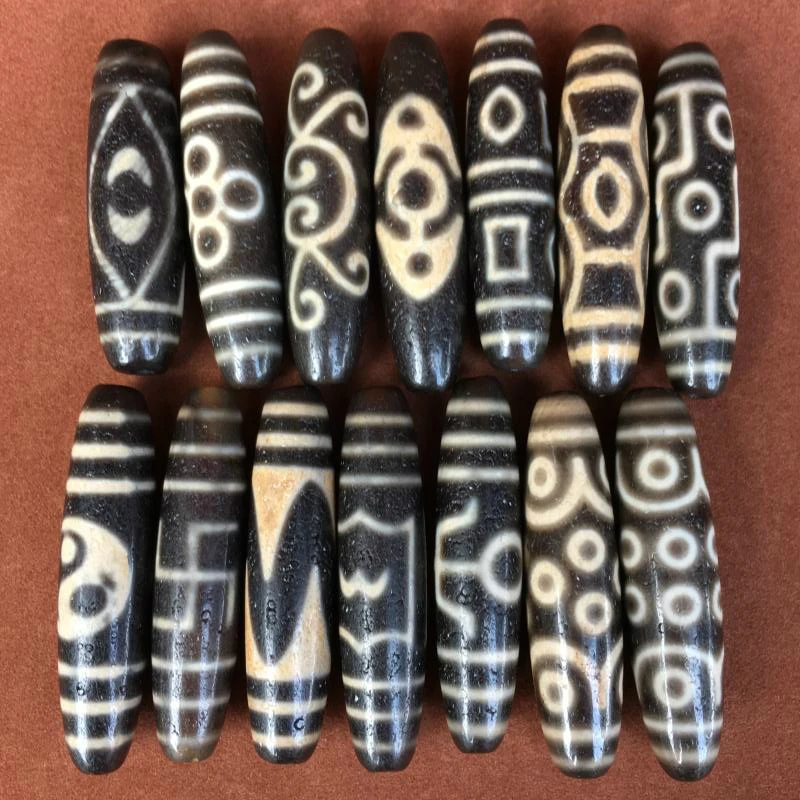 Натуральный Тибетский дзи бусины большой размеры Шарм Подвеска Высокое качество