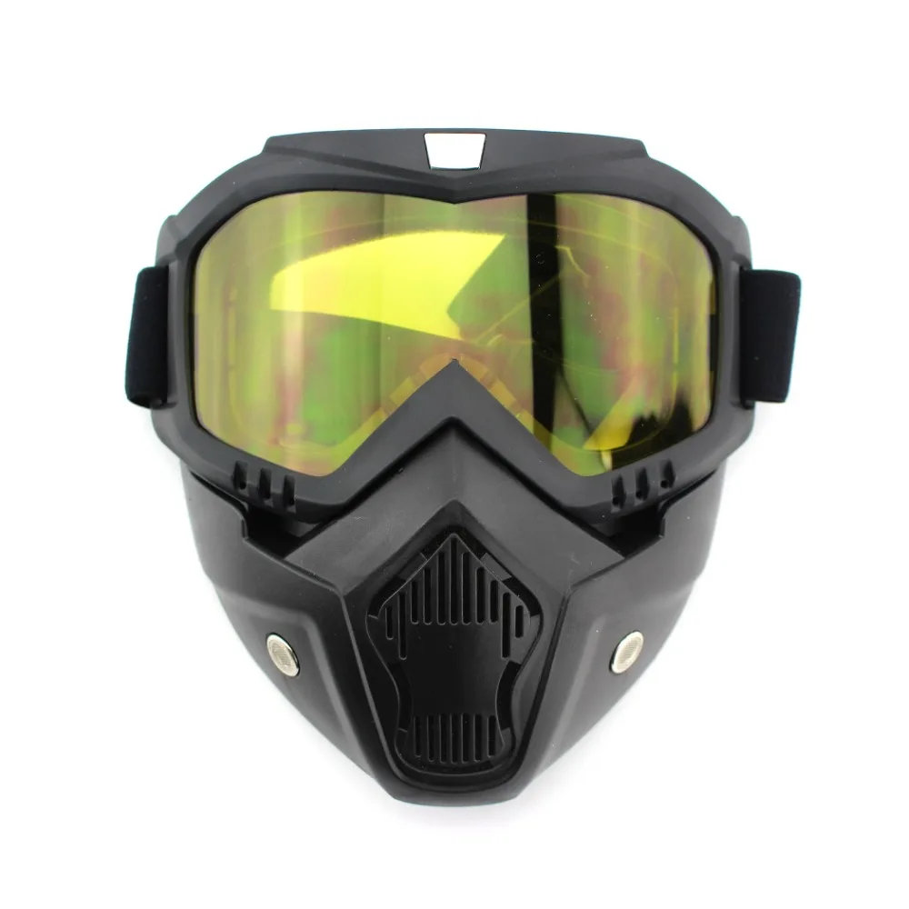 Тактический военная Униформа защитная маска шлем желтый Красочные Len Охота