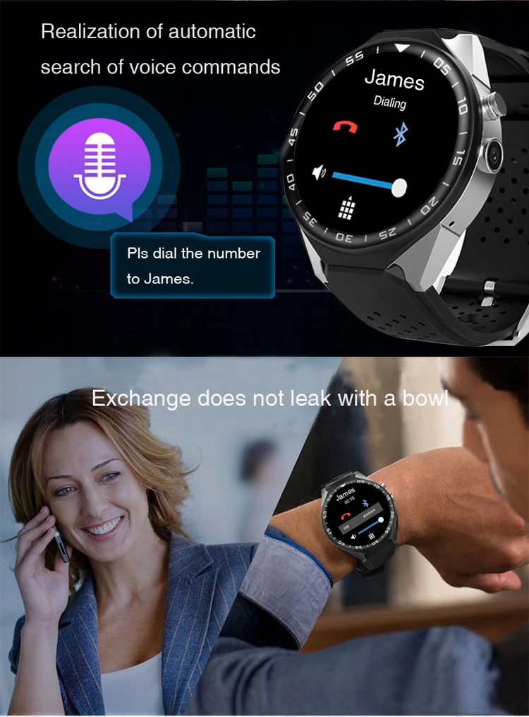 S99C Смарт Wach Bluetooth носимые устройства Android5.1 трекер сердечного ритма Поддержка 2G/3g gps телефон Smartwatch PK GT08 KW88 kw18