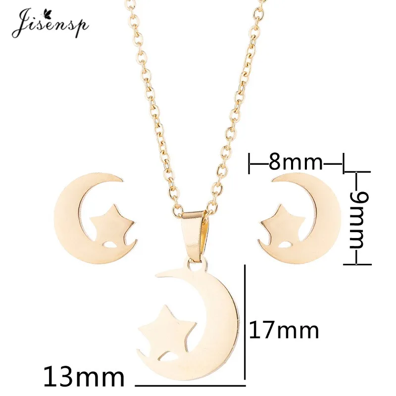 Ювелирный Комплект из колье и серёг нержавеющей стали|Ювелирные наборы| |