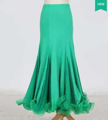 Юбка для бальных танцев женщин и девушек длинная юбка качели современных