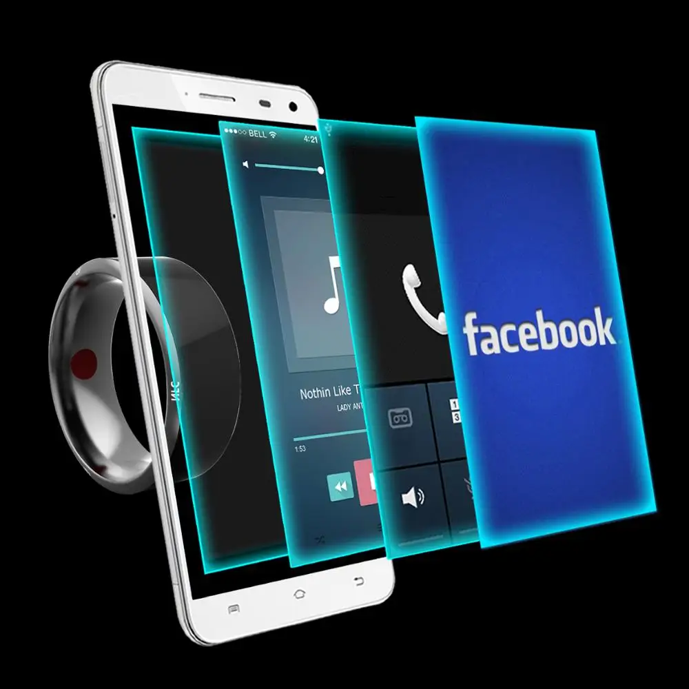 JAKCOM R3 смарт Кольцо Горячая Распродажа Смарт Аксессуары как nfc кожаный ремешок для часов умные часы Versa