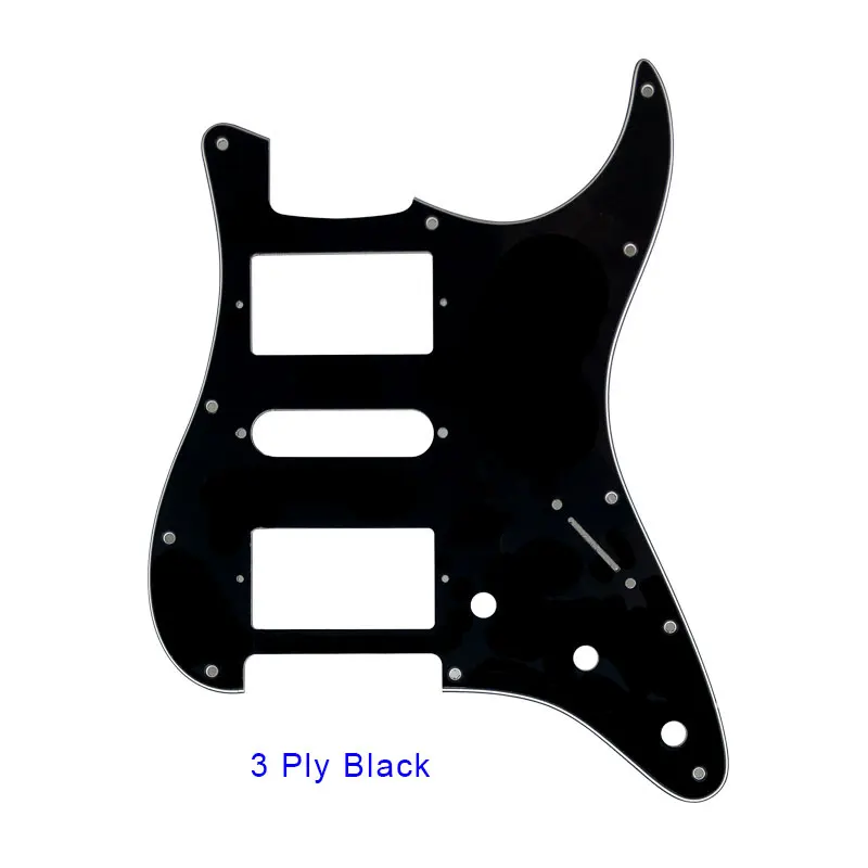 Качественная электрическая гитара Pickguard с 11 отверстиями, пластина с царапинами HSH PAF, катушка хамбакера для США \ Мехико Fd, гитара Stratocaster, запчасти