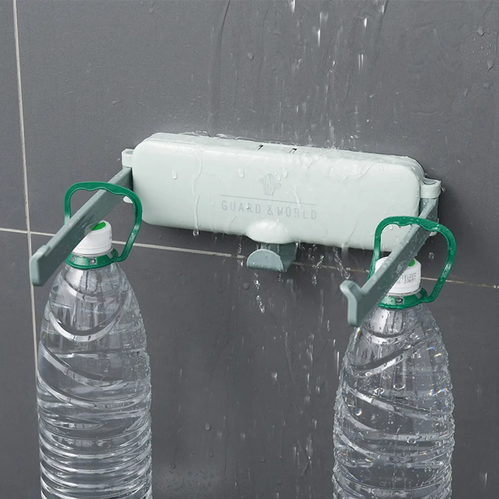 Новый настенный складной стеллаж для хранения раковины горшков с крышкой