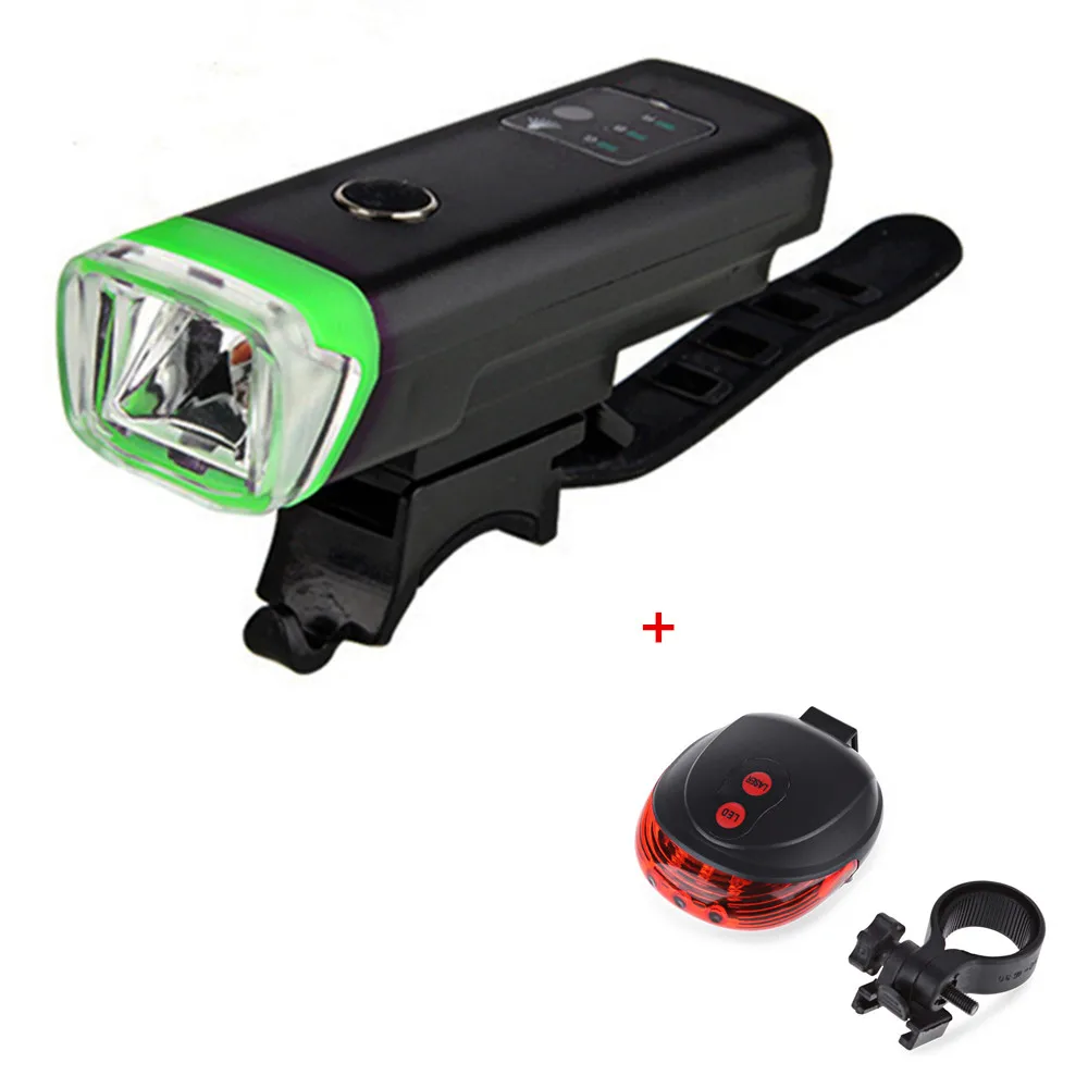 Version 1 n tailight USB Перезаряжаемый водостойкий MTB горный велосипед светодиодный велосипед велосипедный фонарь Передний светодиодная фара для велосипеда Велоспорт Смарт индукция фонарик - Цвет: Version 1 n tailight