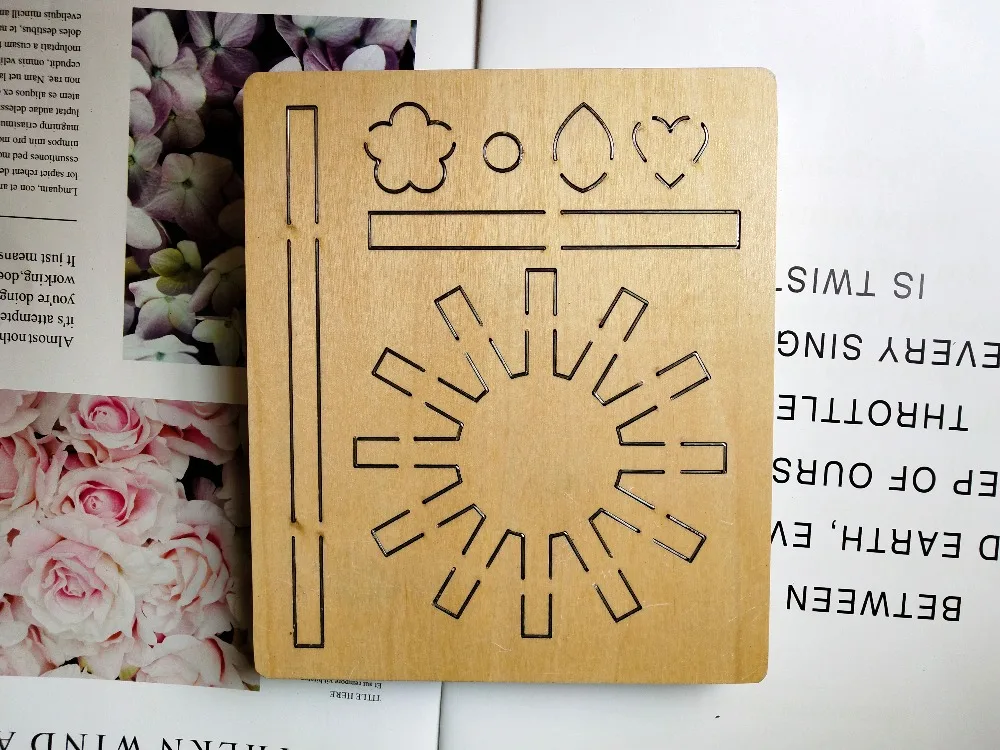 Плетеная корзина деревянная высечка аксессуары Regola Acciaio die Misura my|Вырубные штампы|